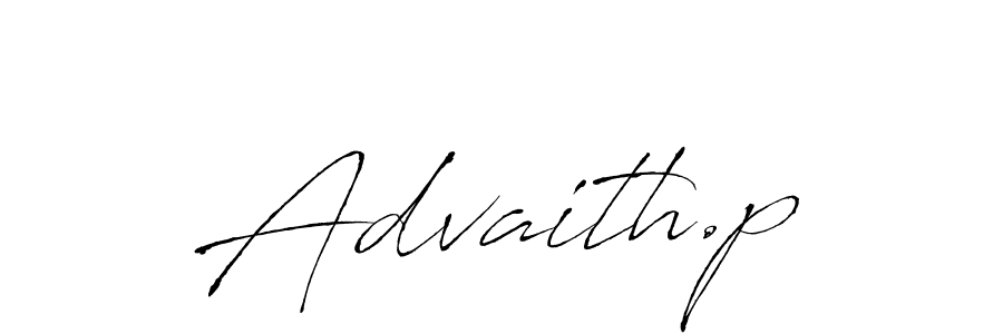 How to make Advaith.p signature? Antro_Vectra is a professional autograph style. Create handwritten signature for Advaith.p name. Advaith.p signature style 6 images and pictures png