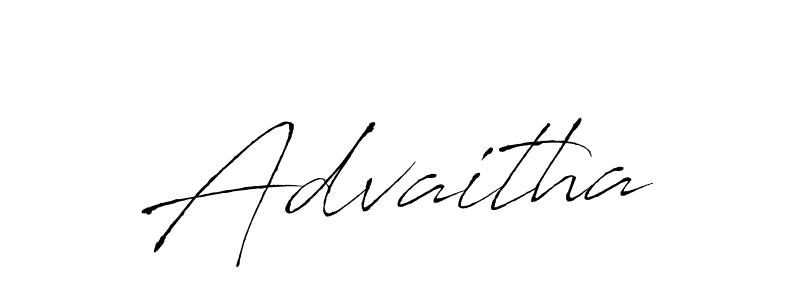 Make a beautiful signature design for name Advaitha. With this signature (Antro_Vectra) style, you can create a handwritten signature for free. Advaitha signature style 6 images and pictures png