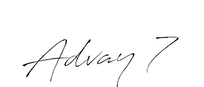 You should practise on your own different ways (Antro_Vectra) to write your name (Advay 7) in signature. don't let someone else do it for you. Advay 7 signature style 6 images and pictures png