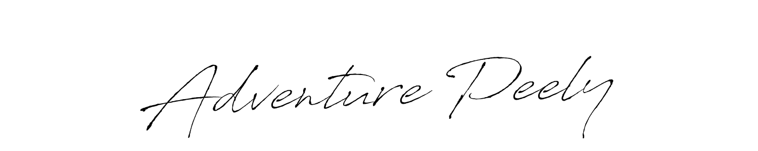 How to make Adventure Peely name signature. Use Antro_Vectra style for creating short signs online. This is the latest handwritten sign. Adventure Peely signature style 6 images and pictures png