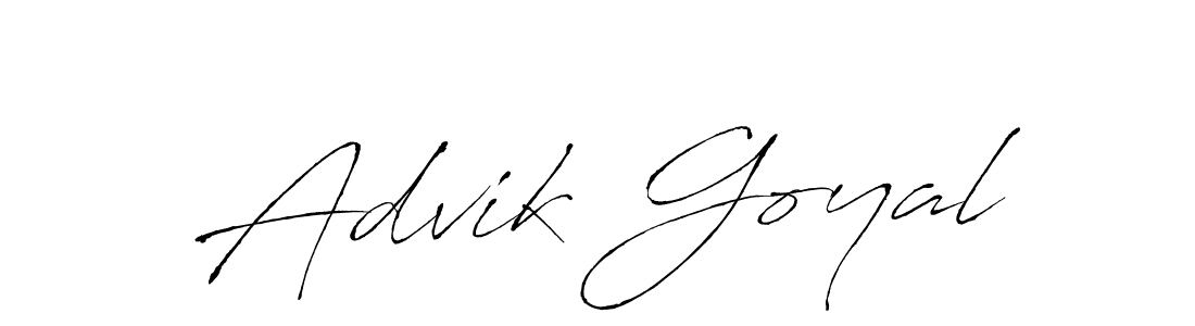 It looks lik you need a new signature style for name Advik Goyal. Design unique handwritten (Antro_Vectra) signature with our free signature maker in just a few clicks. Advik Goyal signature style 6 images and pictures png
