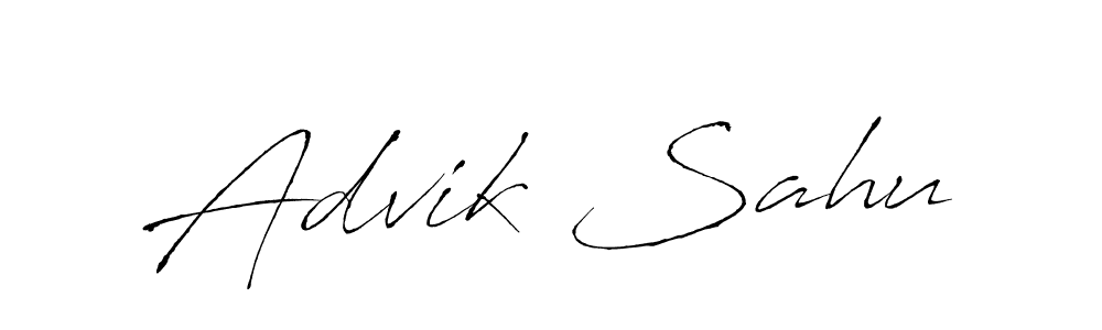 You should practise on your own different ways (Antro_Vectra) to write your name (Advik Sahu) in signature. don't let someone else do it for you. Advik Sahu signature style 6 images and pictures png