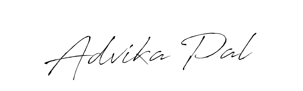 Create a beautiful signature design for name Advika Pal. With this signature (Antro_Vectra) fonts, you can make a handwritten signature for free. Advika Pal signature style 6 images and pictures png