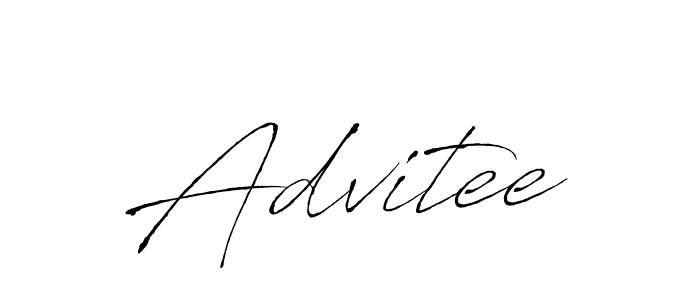 How to make Advitee name signature. Use Antro_Vectra style for creating short signs online. This is the latest handwritten sign. Advitee signature style 6 images and pictures png