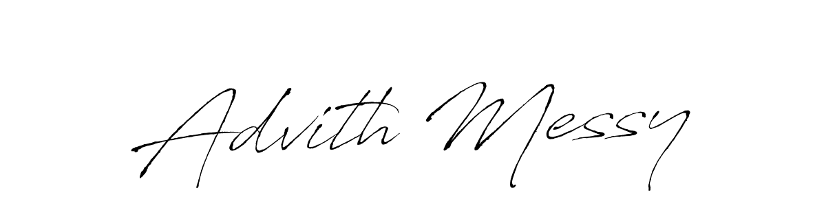 How to make Advith Messy name signature. Use Antro_Vectra style for creating short signs online. This is the latest handwritten sign. Advith Messy signature style 6 images and pictures png