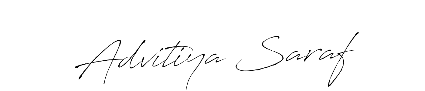 Advitiya Saraf stylish signature style. Best Handwritten Sign (Antro_Vectra) for my name. Handwritten Signature Collection Ideas for my name Advitiya Saraf. Advitiya Saraf signature style 6 images and pictures png