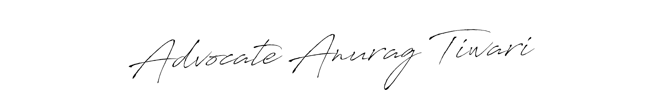 Create a beautiful signature design for name Advocate Anurag Tiwari. With this signature (Antro_Vectra) fonts, you can make a handwritten signature for free. Advocate Anurag Tiwari signature style 6 images and pictures png