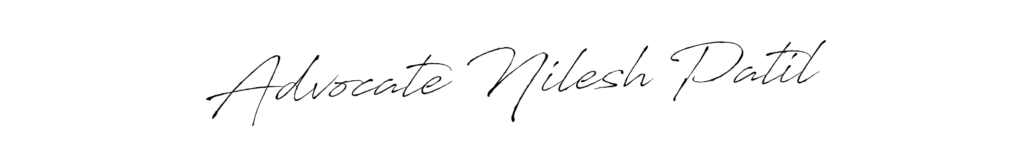 How to make Advocate Nilesh Patil signature? Antro_Vectra is a professional autograph style. Create handwritten signature for Advocate Nilesh Patil name. Advocate Nilesh Patil signature style 6 images and pictures png