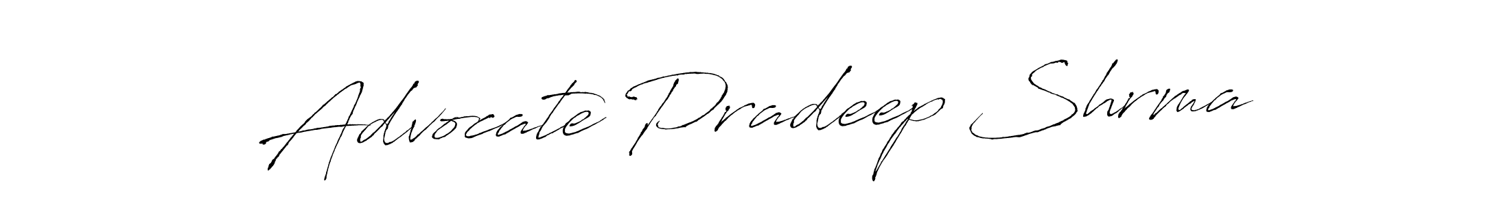 Make a beautiful signature design for name Advocate Pradeep Shrma. Use this online signature maker to create a handwritten signature for free. Advocate Pradeep Shrma signature style 6 images and pictures png
