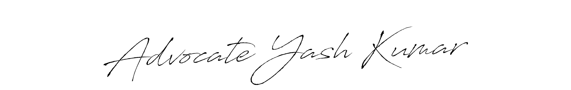 You should practise on your own different ways (Antro_Vectra) to write your name (Advocate Yash Kumar) in signature. don't let someone else do it for you. Advocate Yash Kumar signature style 6 images and pictures png