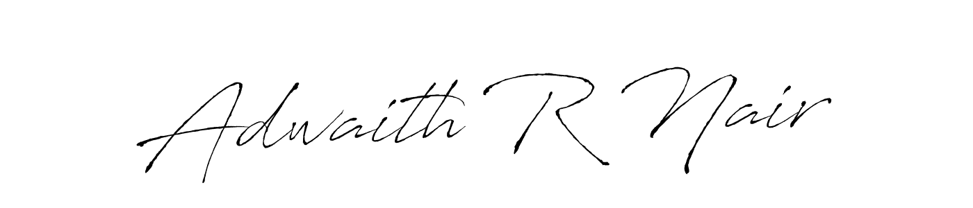 You can use this online signature creator to create a handwritten signature for the name Adwaith R Nair. This is the best online autograph maker. Adwaith R Nair signature style 6 images and pictures png