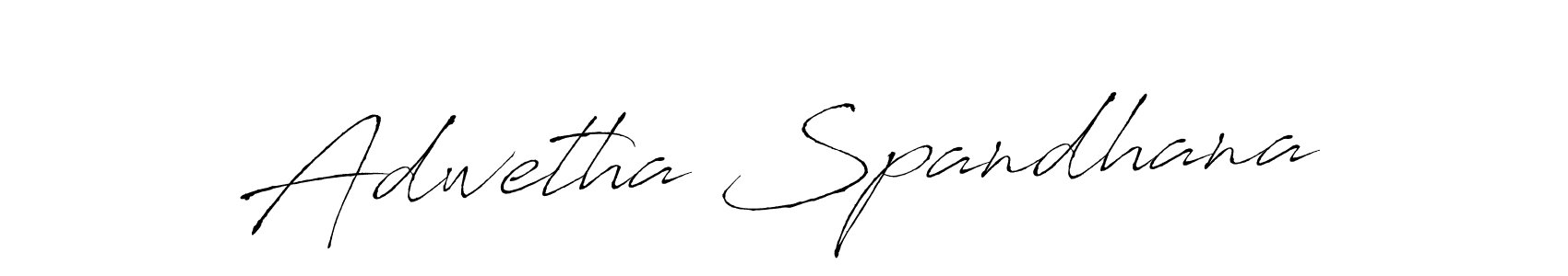 You should practise on your own different ways (Antro_Vectra) to write your name (Adwetha Spandhana) in signature. don't let someone else do it for you. Adwetha Spandhana signature style 6 images and pictures png