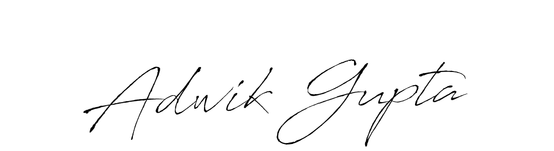 Create a beautiful signature design for name Adwik Gupta. With this signature (Antro_Vectra) fonts, you can make a handwritten signature for free. Adwik Gupta signature style 6 images and pictures png