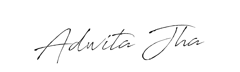 How to make Adwita Jha name signature. Use Antro_Vectra style for creating short signs online. This is the latest handwritten sign. Adwita Jha signature style 6 images and pictures png