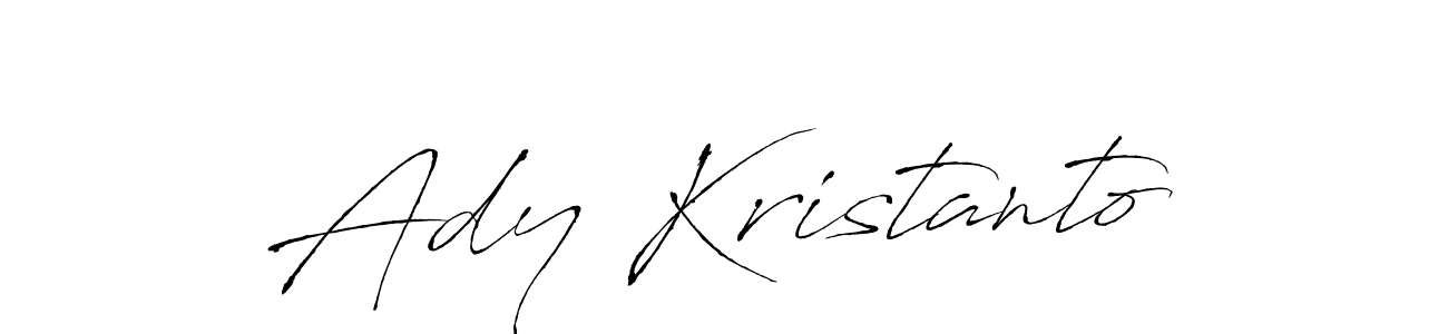 Create a beautiful signature design for name Ady Kristanto. With this signature (Antro_Vectra) fonts, you can make a handwritten signature for free. Ady Kristanto signature style 6 images and pictures png