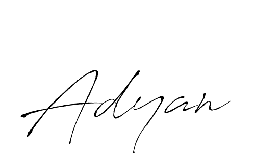 How to make Adyan signature? Antro_Vectra is a professional autograph style. Create handwritten signature for Adyan name. Adyan signature style 6 images and pictures png