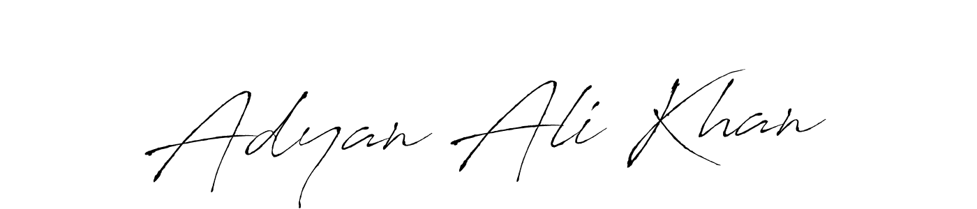 The best way (Antro_Vectra) to make a short signature is to pick only two or three words in your name. The name Adyan Ali Khan include a total of six letters. For converting this name. Adyan Ali Khan signature style 6 images and pictures png