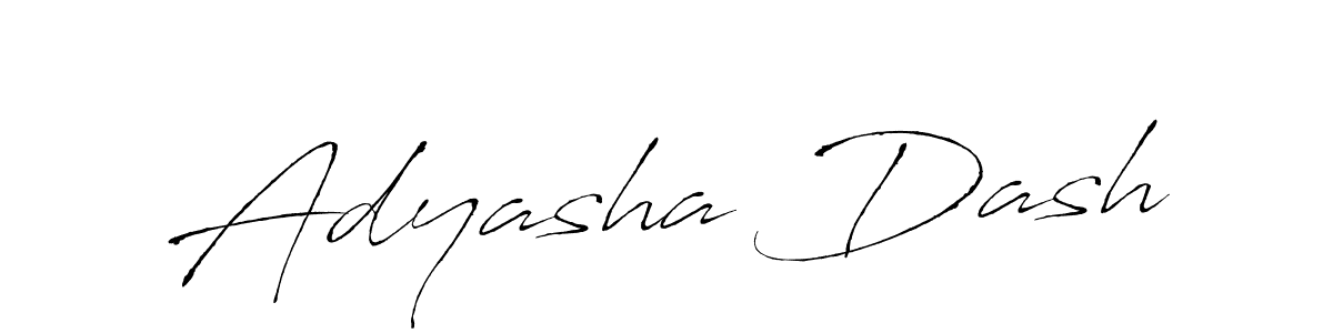 Antro_Vectra is a professional signature style that is perfect for those who want to add a touch of class to their signature. It is also a great choice for those who want to make their signature more unique. Get Adyasha Dash name to fancy signature for free. Adyasha Dash signature style 6 images and pictures png