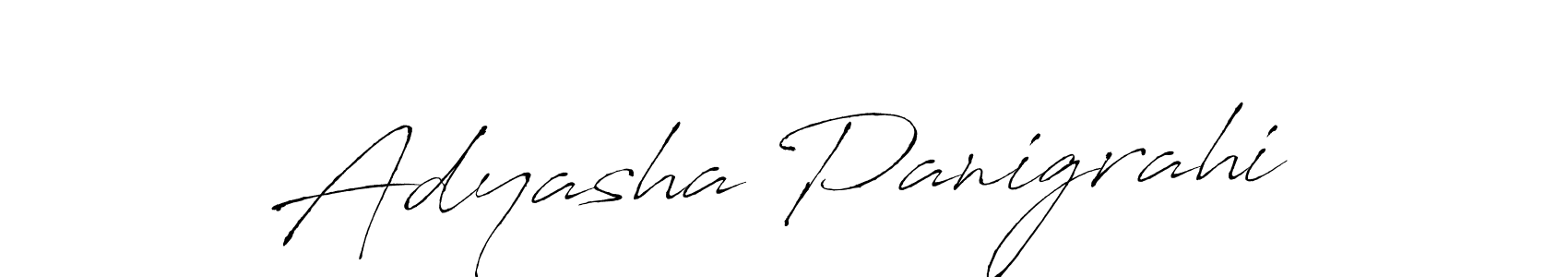 You should practise on your own different ways (Antro_Vectra) to write your name (Adyasha Panigrahi) in signature. don't let someone else do it for you. Adyasha Panigrahi signature style 6 images and pictures png