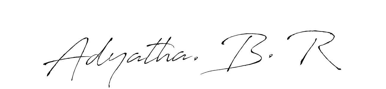 It looks lik you need a new signature style for name Adyatha. B. R. Design unique handwritten (Antro_Vectra) signature with our free signature maker in just a few clicks. Adyatha. B. R signature style 6 images and pictures png