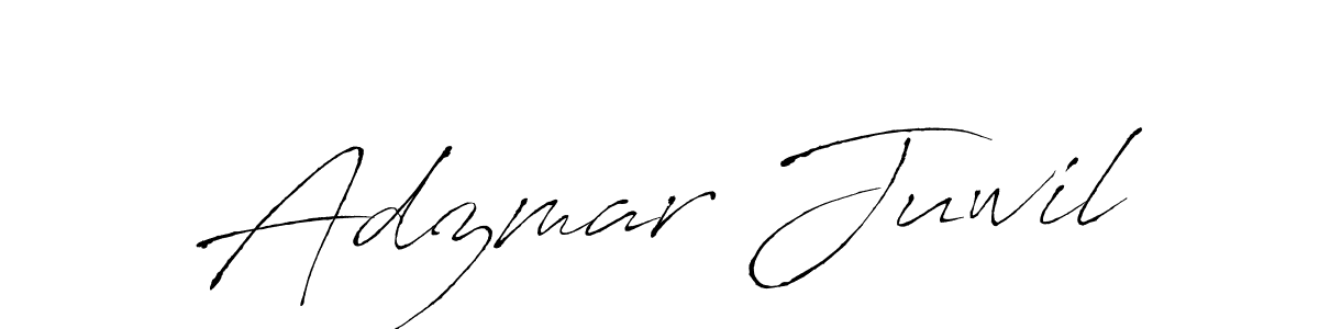 Use a signature maker to create a handwritten signature online. With this signature software, you can design (Antro_Vectra) your own signature for name Adzmar Juwil. Adzmar Juwil signature style 6 images and pictures png