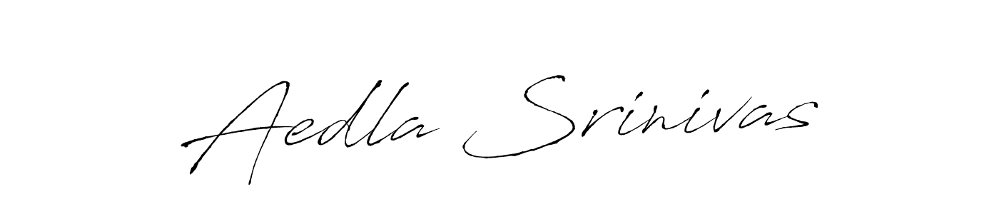 Also we have Aedla Srinivas name is the best signature style. Create professional handwritten signature collection using Antro_Vectra autograph style. Aedla Srinivas signature style 6 images and pictures png