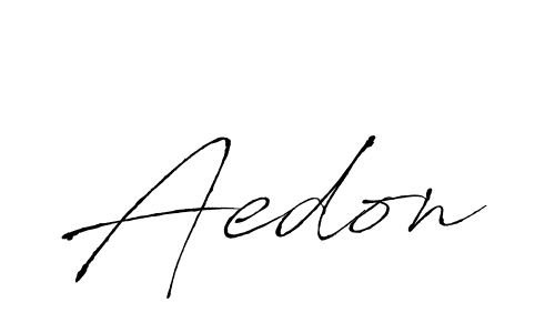 Design your own signature with our free online signature maker. With this signature software, you can create a handwritten (Antro_Vectra) signature for name Aedon. Aedon signature style 6 images and pictures png