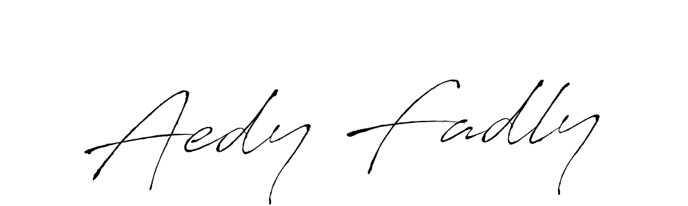 Aedy Fadly stylish signature style. Best Handwritten Sign (Antro_Vectra) for my name. Handwritten Signature Collection Ideas for my name Aedy Fadly. Aedy Fadly signature style 6 images and pictures png