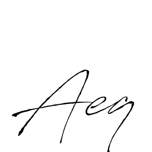 You should practise on your own different ways (Antro_Vectra) to write your name (Aeq) in signature. don't let someone else do it for you. Aeq signature style 6 images and pictures png