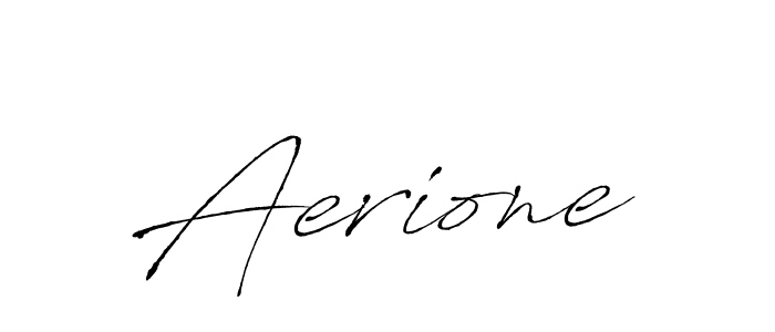 Create a beautiful signature design for name Aerione. With this signature (Antro_Vectra) fonts, you can make a handwritten signature for free. Aerione signature style 6 images and pictures png