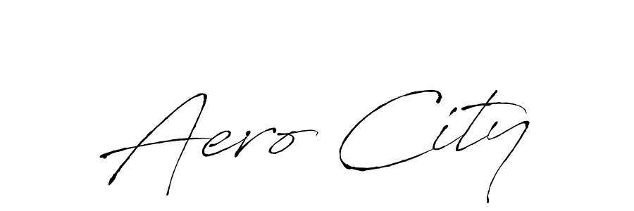 How to make Aero City signature? Antro_Vectra is a professional autograph style. Create handwritten signature for Aero City name. Aero City signature style 6 images and pictures png