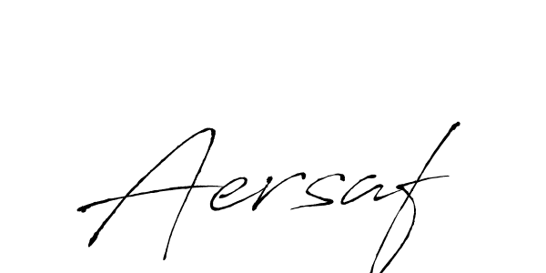 Make a beautiful signature design for name Aersaf. With this signature (Antro_Vectra) style, you can create a handwritten signature for free. Aersaf signature style 6 images and pictures png