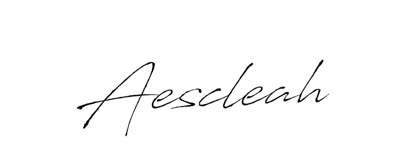 Also we have Aescleah name is the best signature style. Create professional handwritten signature collection using Antro_Vectra autograph style. Aescleah signature style 6 images and pictures png