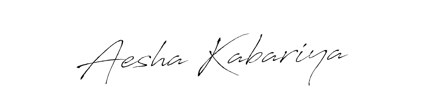This is the best signature style for the Aesha Kabariya name. Also you like these signature font (Antro_Vectra). Mix name signature. Aesha Kabariya signature style 6 images and pictures png