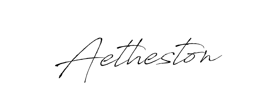 Design your own signature with our free online signature maker. With this signature software, you can create a handwritten (Antro_Vectra) signature for name Aetheston. Aetheston signature style 6 images and pictures png