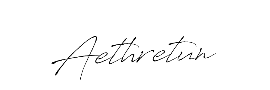 Design your own signature with our free online signature maker. With this signature software, you can create a handwritten (Antro_Vectra) signature for name Aethretun. Aethretun signature style 6 images and pictures png