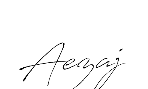 Aezaj stylish signature style. Best Handwritten Sign (Antro_Vectra) for my name. Handwritten Signature Collection Ideas for my name Aezaj. Aezaj signature style 6 images and pictures png