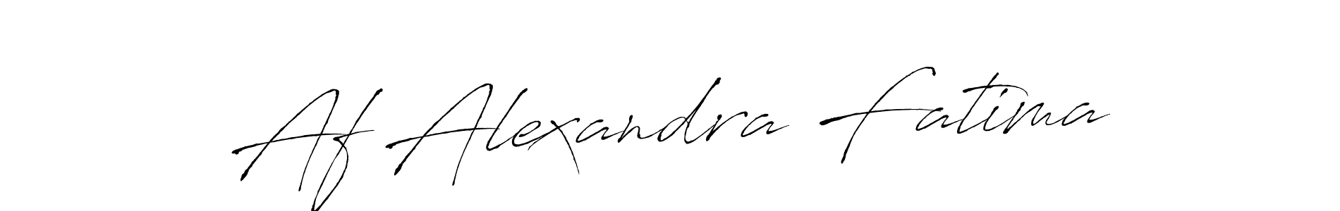 Design your own signature with our free online signature maker. With this signature software, you can create a handwritten (Antro_Vectra) signature for name Af Alexandra Fatima. Af Alexandra Fatima signature style 6 images and pictures png
