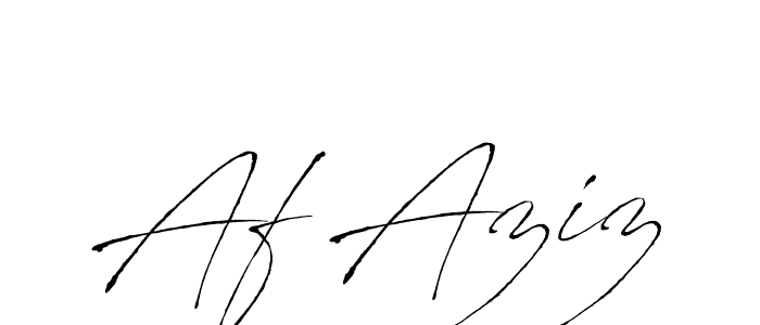Also You can easily find your signature by using the search form. We will create Af Aziz name handwritten signature images for you free of cost using Antro_Vectra sign style. Af Aziz signature style 6 images and pictures png