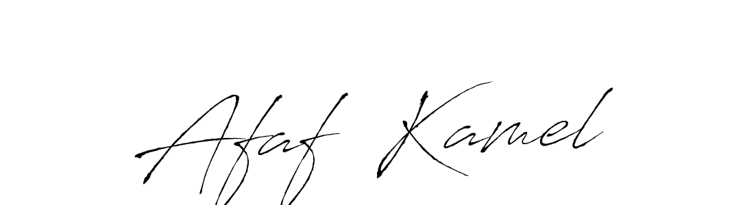 Afaf  Kamel stylish signature style. Best Handwritten Sign (Antro_Vectra) for my name. Handwritten Signature Collection Ideas for my name Afaf  Kamel. Afaf  Kamel signature style 6 images and pictures png