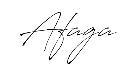 Afaga stylish signature style. Best Handwritten Sign (Antro_Vectra) for my name. Handwritten Signature Collection Ideas for my name Afaga. Afaga signature style 6 images and pictures png