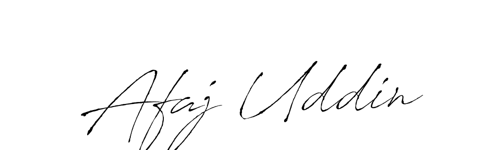 Create a beautiful signature design for name Afaj Uddin. With this signature (Antro_Vectra) fonts, you can make a handwritten signature for free. Afaj Uddin signature style 6 images and pictures png