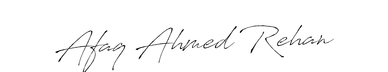 Make a beautiful signature design for name Afaq Ahmed Rehan. Use this online signature maker to create a handwritten signature for free. Afaq Ahmed Rehan signature style 6 images and pictures png