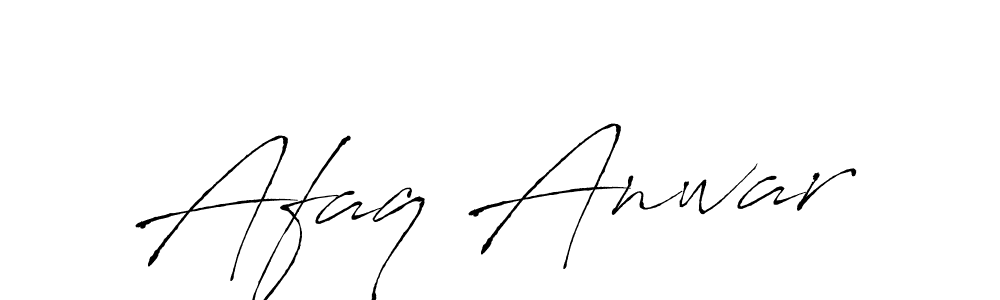 Create a beautiful signature design for name Afaq Anwar. With this signature (Antro_Vectra) fonts, you can make a handwritten signature for free. Afaq Anwar signature style 6 images and pictures png