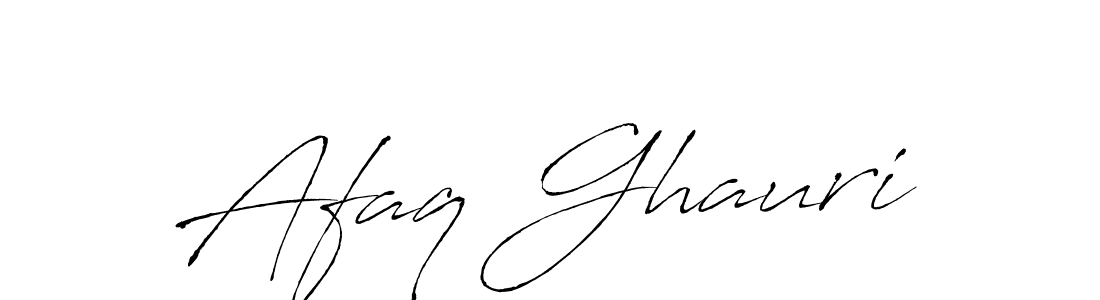 Create a beautiful signature design for name Afaq Ghauri. With this signature (Antro_Vectra) fonts, you can make a handwritten signature for free. Afaq Ghauri signature style 6 images and pictures png