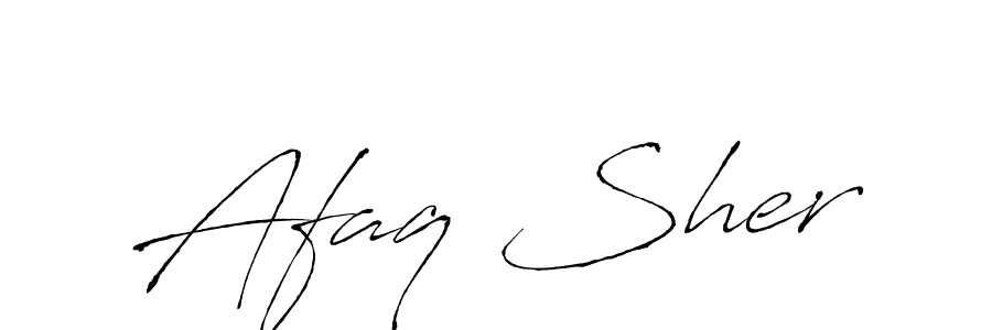Antro_Vectra is a professional signature style that is perfect for those who want to add a touch of class to their signature. It is also a great choice for those who want to make their signature more unique. Get Afaq Sher name to fancy signature for free. Afaq Sher signature style 6 images and pictures png