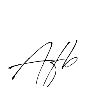 Make a beautiful signature design for name Afb. With this signature (Antro_Vectra) style, you can create a handwritten signature for free. Afb signature style 6 images and pictures png
