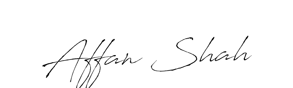 Also You can easily find your signature by using the search form. We will create Affan Shah name handwritten signature images for you free of cost using Antro_Vectra sign style. Affan Shah signature style 6 images and pictures png