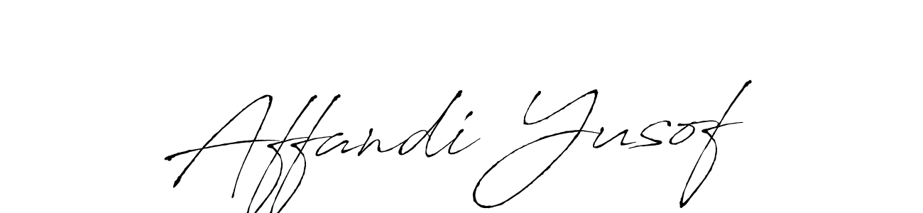 Make a beautiful signature design for name Affandi Yusof. Use this online signature maker to create a handwritten signature for free. Affandi Yusof signature style 6 images and pictures png