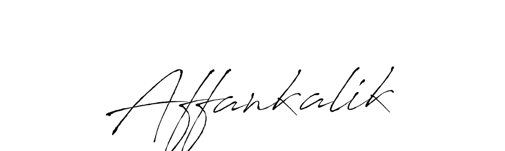 You should practise on your own different ways (Antro_Vectra) to write your name (Affankalik) in signature. don't let someone else do it for you. Affankalik signature style 6 images and pictures png